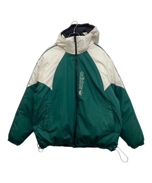 adidas（アディダス）adidas (アディダス) M JKT DOWN REV アウター　IU4827 グリーン サイズ:2XLの古着・服飾アイテム