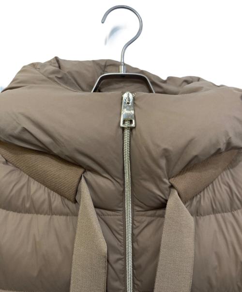 HERNO（ヘルノ）HERNO (ヘルノ) ウール切替ダウンコート　PI1128D-19288-9300 ベージュ サイズ:40の古着・服飾アイテム