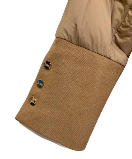 HERNO（ヘルノ）HERNO (ヘルノ) ウール切替ダウンコート　PI1128D-19288-9300 ベージュ サイズ:40の古着・服飾アイテム