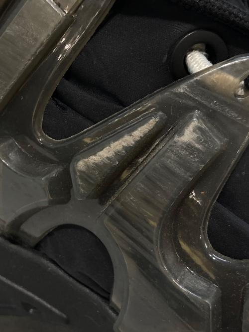 EMPORIO ARMANI（エンポリオアルマーニ）EMPORIO ARMANI (エンポリオアルマーニ) チャンキーヒールハイテクスニーカー　X4C612 XM829 ブラック サイズ:260の古着・服飾アイテム