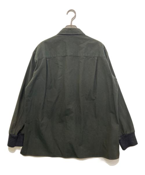 MARGARET HOWELL（マーガレットハウエル）MARGARET HOWELL (マーガレットハウエル) コットンシルクジャケット　579-2250011 オリーブ サイズ:Mの古着・服飾アイテム