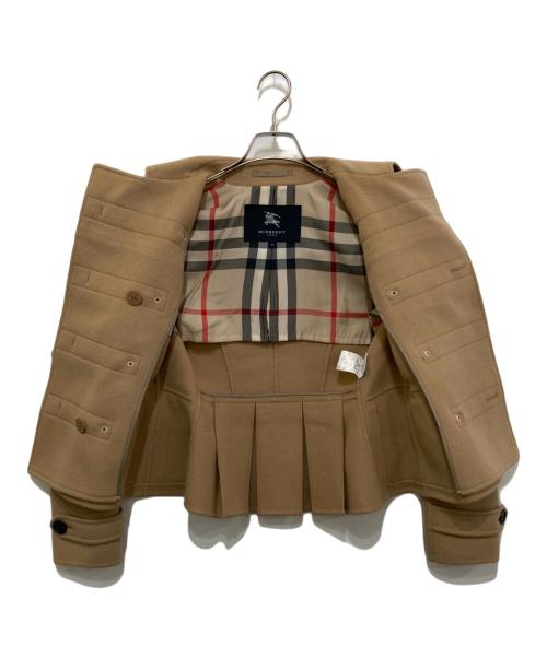 BURBERRY LONDON（バーバリーロンドン）BURBERRY LONDON (バーバリーロンドン) ノバチェックダッフルコート ベージュ サイズ:38の古着・服飾アイテム