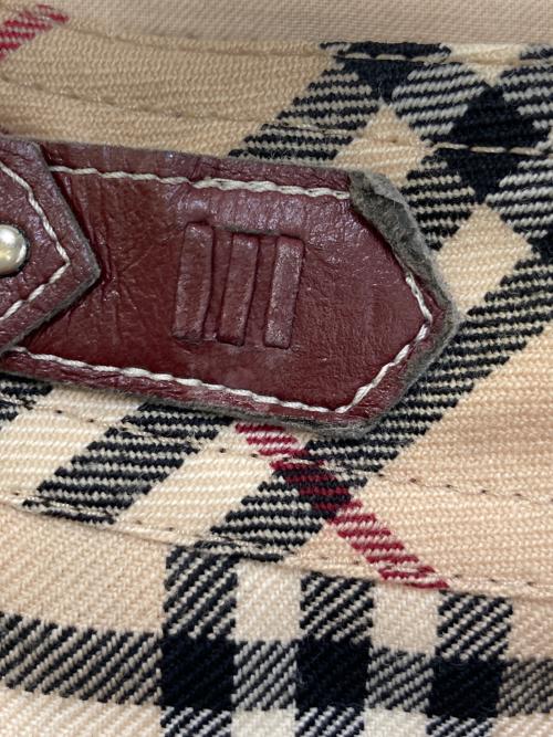 BURBERRY BLUE LABEL（バーバリー ブルー レーベル）BURBERRY BLUE LABEL (バーバリーロンドンブルーレーベル) ノヴァチェックキルトスカート ベージュ サイズ:36の古着・服飾アイテム