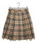 BURBERRY BLUE LABEL (バーバリーロンドンブルーレーベル) ノヴァチェックキルトスカート ベージュ サイズ:36：10000円