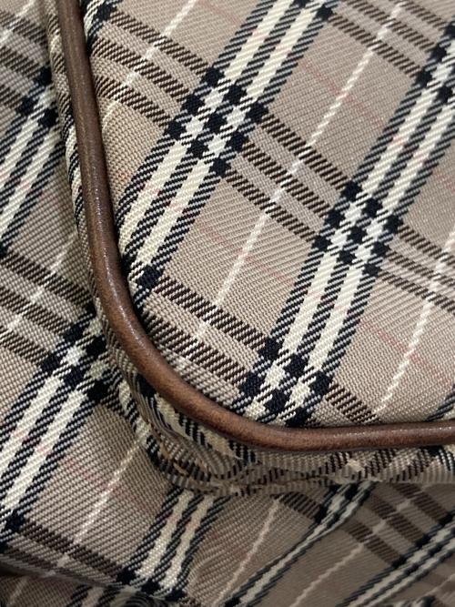 BURBERRY BLUE LABEL（バーバリーロンドンブルーレーベル）BURBERRY BLUE LABEL (バーバリーロンドンブルーレーベル) チェックワンショルダーバッグ ブラウンの古着・服飾アイテム