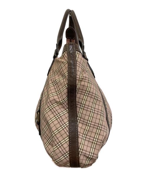 BURBERRY BLUE LABEL（バーバリーロンドンブルーレーベル）BURBERRY BLUE LABEL (バーバリーロンドンブルーレーベル) チェックワンショルダーバッグ ピンクの古着・服飾アイテム