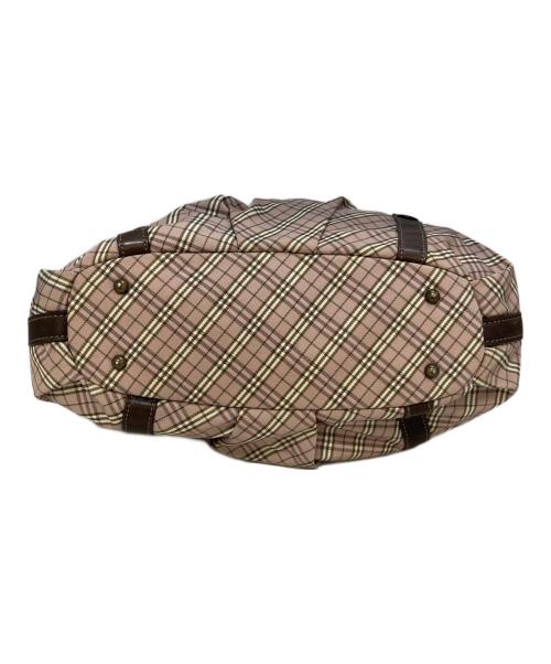 BURBERRY BLUE LABEL（バーバリーロンドンブルーレーベル）BURBERRY BLUE LABEL (バーバリーロンドンブルーレーベル) チェックワンショルダーバッグ ピンクの古着・服飾アイテム