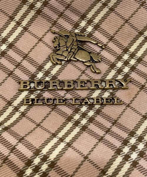 BURBERRY BLUE LABEL（バーバリーロンドンブルーレーベル）BURBERRY BLUE LABEL (バーバリーロンドンブルーレーベル) チェックワンショルダーバッグ ピンクの古着・服飾アイテム