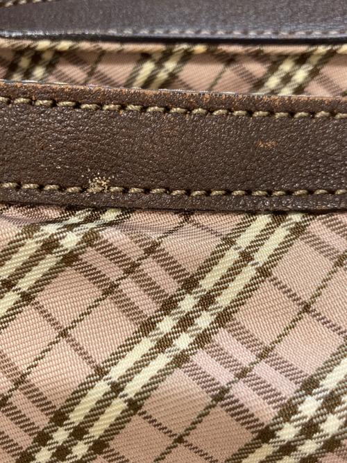 BURBERRY BLUE LABEL（バーバリーロンドンブルーレーベル）BURBERRY BLUE LABEL (バーバリーロンドンブルーレーベル) チェックワンショルダーバッグ ピンクの古着・服飾アイテム