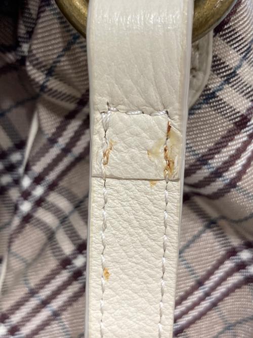 BURBERRY BLUE LABEL（バーバリーロンドンブルーレーベル）BURBERRY BLUE LABEL (バーバリーロンドンブルーレーベル) チェックショルダーバッグ ベージュの古着・服飾アイテム