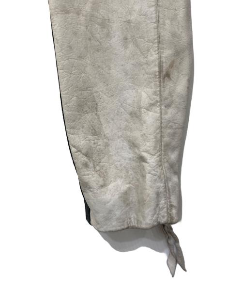 Schott（ショット）Schott (ショット) Classic Racerユーズド加工シングルライダースジャケット グレー サイズ:Sの古着・服飾アイテム