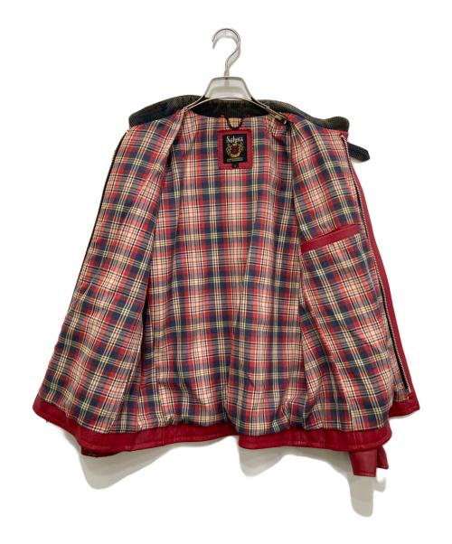 Schott（ショット）Schott (ショット) シングルライダースジャケット レッド サイズ:Lの古着・服飾アイテム