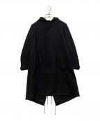 THE RERACSザ リラクス）の古着「ウールフーテッドコート　19FW-RECT-224L-UASP-J」｜ブラック