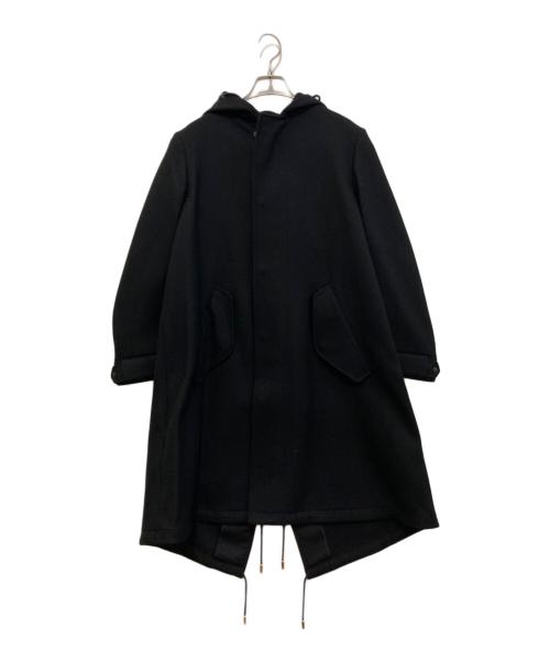 THE RERACS（ザ リラクス）THE RERACS (ザ リラクス) ウールフーテッドコート　19FW-RECT-224L-UASP-J ブラック サイズ:36の古着・服飾アイテム