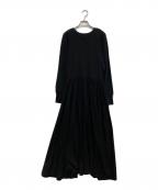beautiful peopleビューティフルピープル）の古着「paper mesh jersey tank layered dress」｜ブラック