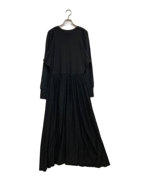 beautiful people（ビューティフルピープル）beautiful people (ビューティフルピープル) paper mesh jersey tank layered dress ブラック サイズ:36の古着・服飾アイテム