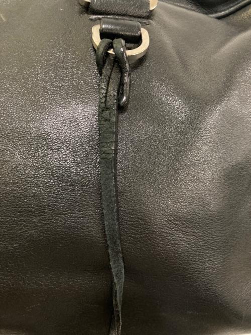 PRADA（プラダ）PRADA (プラダ) レザーボストンバッグ ブラックの古着・服飾アイテム