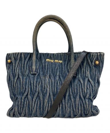 中古・古着通販】MIU MIU (ミュウミュウ) マテラッセデニムショルダー