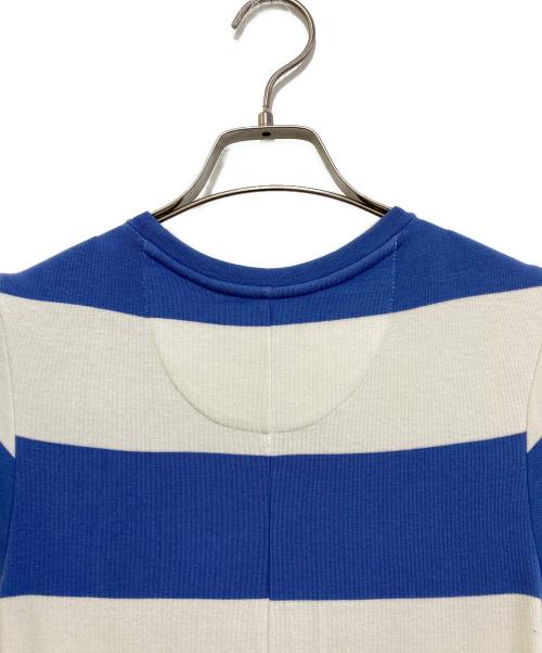 POLO RALPH LAUREN（ポロ・ラルフローレン）POLO RALPH LAUREN (ポロ・ラルフローレン) ボーダーカットソーワンピース ホワイトブルー サイズ:XSの古着・服飾アイテム