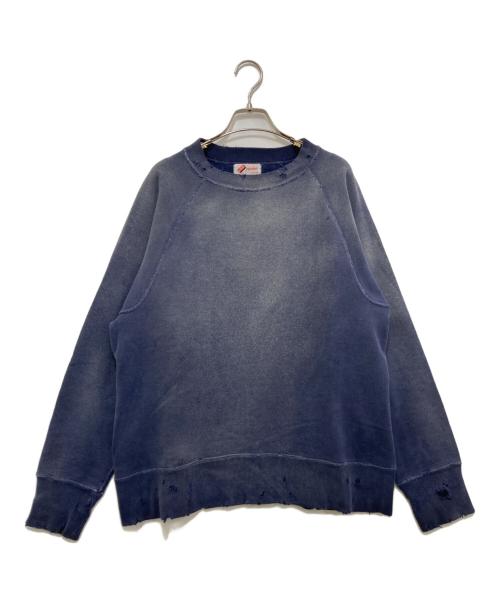 GLAD HAND（グラッドハンド）GLAD HAND (グラッドハンド) akom (アコム) SWEAT　GH-24-AW-01 ネイビー サイズ:Lの古着・服飾アイテム