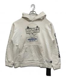 NEIGHBORHOOD×BOUNTY HUNTER（ネイバーフッド×バウンティハンター）の古着「SAVAGE SWEAT HOODIE LS」｜ホワイト
