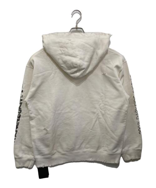 NEIGHBORHOOD（ネイバーフッド）NEIGHBORHOOD (ネイバーフッド) BOUNTY HUNTER (バウンティハンター) SAVAGE SWEAT HOODIE LS ホワイト サイズ:Mの古着・服飾アイテム