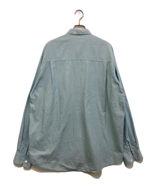 AURALEE（オーラリー）AURALEE (オーラリー) WASHED FINX TWILL BIG SHIRTS A00S03TN ブルー サイズ:4の古着・服飾アイテム