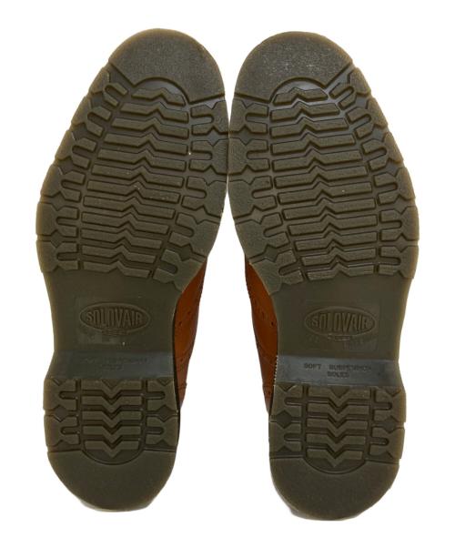 SOLOVAIR（ソロヴェアー）SOLOVAIR (ソロヴェアー) ウィングチップシューズ ブラウン サイズ:7の古着・服飾アイテム