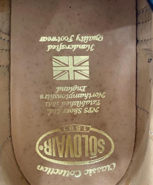 SOLOVAIR（ソロヴェアー）SOLOVAIR (ソロヴェアー) ウィングチップシューズ ブラウン サイズ:7の古着・服飾アイテム