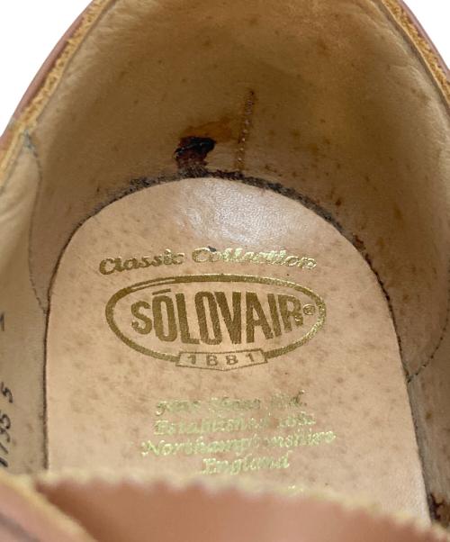 SOLOVAIR（ソロヴェアー）SOLOVAIR (ソロヴェアー) ウィングチップシューズ ブラウン サイズ:7の古着・服飾アイテム