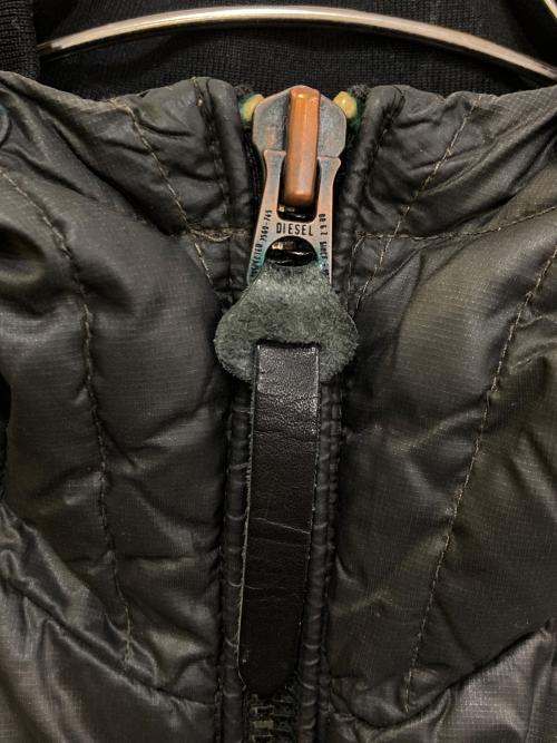 DIESEL（ディーゼル）DIESEL (ディーゼル) キルティングダウンジャケット　SCCN00101 ブラック サイズ:Mの古着・服飾アイテム