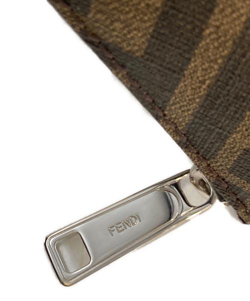 FENDI（フェンディ）FENDI (フェンディ) Dagonal クラッチバッグ ブラウンの古着・服飾アイテム