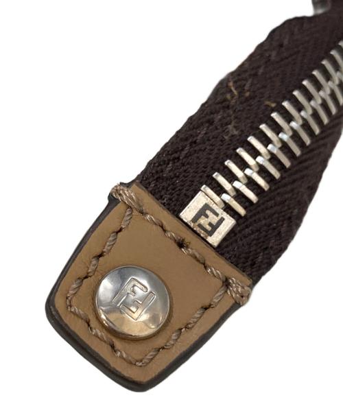 FENDI（フェンディ）FENDI (フェンディ) Dagonal クラッチバッグ ブラウンの古着・服飾アイテム