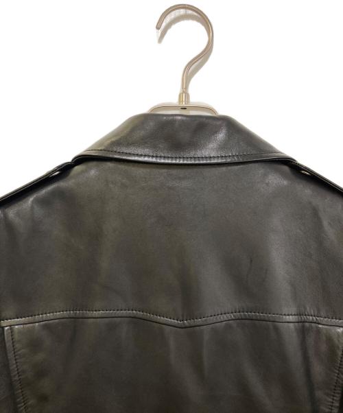 Saint Laurent Paris（サンローランパリ）Saint Laurent Paris (サンローランパリ) カサンドラポケット ダブルライダース レザージャケット ブラック サイズ:48の古着・服飾アイテム