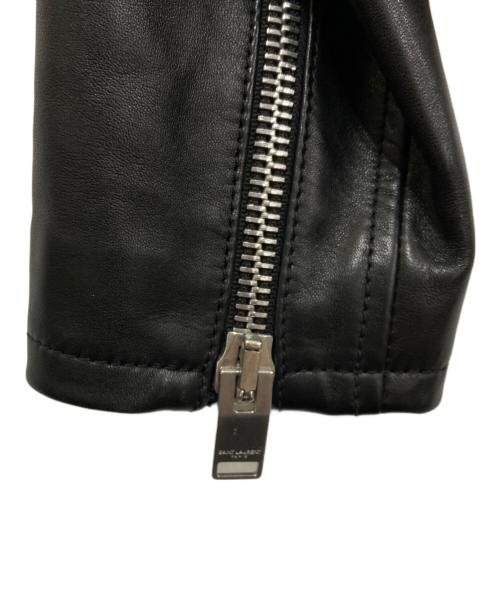 Saint Laurent Paris（サンローランパリ）Saint Laurent Paris (サンローランパリ) カサンドラポケット ダブルライダース レザージャケット ブラック サイズ:48の古着・服飾アイテム