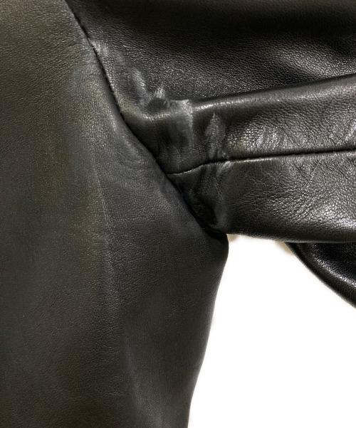 Saint Laurent Paris（サンローランパリ）Saint Laurent Paris (サンローランパリ) カサンドラポケット ダブルライダース レザージャケット ブラック サイズ:48の古着・服飾アイテム