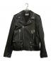 Saint Laurent Paris（サンローランパリ）の古着「カサンドラポケット ダブルライダース レザージャケット」｜ブラック