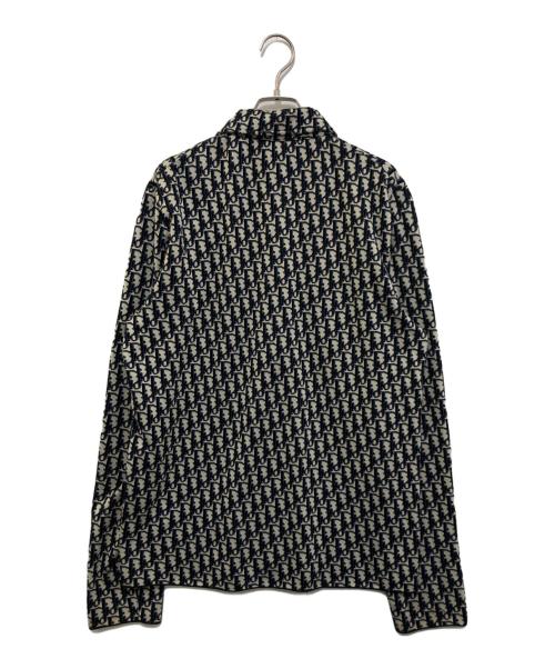 Christian Dior（クリスチャン ディオール）Christian Dior (クリスチャン ディオール) オブリークオーバーシャツ ネイビー サイズ:Sの古着・服飾アイテム