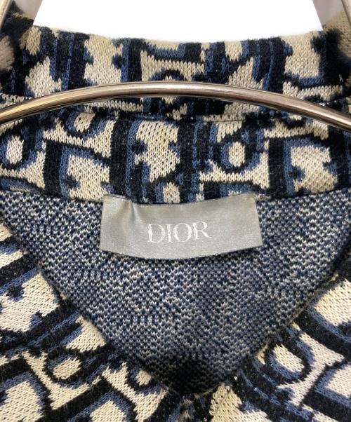 Christian Dior（クリスチャン ディオール）Christian Dior (クリスチャン ディオール) オブリークオーバーシャツ ネイビー サイズ:Sの古着・服飾アイテム