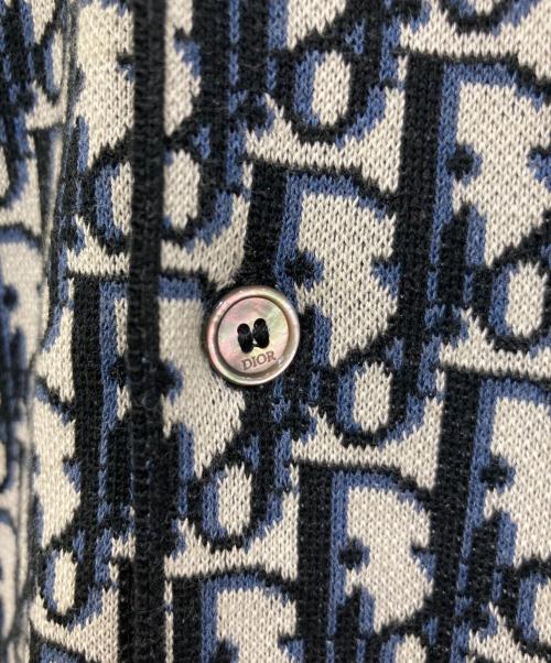 Christian Dior（クリスチャン ディオール）Christian Dior (クリスチャン ディオール) オブリークオーバーシャツ ネイビー サイズ:Sの古着・服飾アイテム