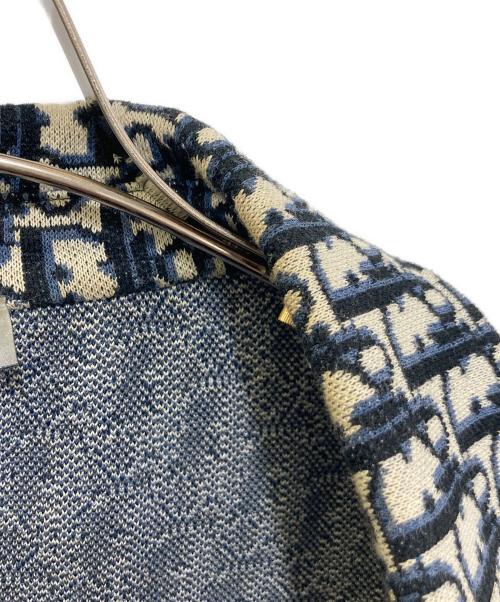 Christian Dior（クリスチャン ディオール）Christian Dior (クリスチャン ディオール) オブリークオーバーシャツ ネイビー サイズ:Sの古着・服飾アイテム