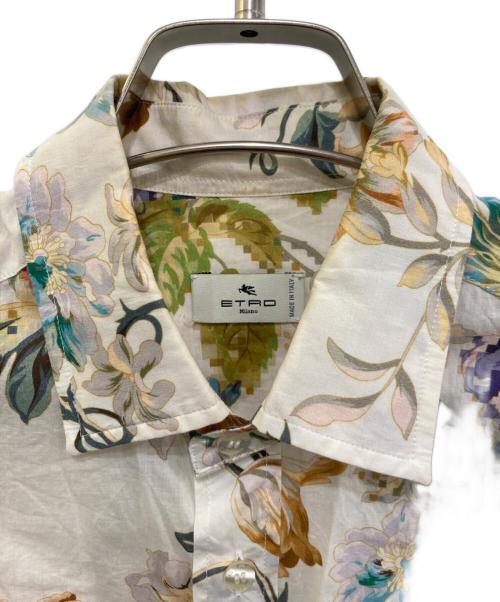 ETRO（エトロ）ETRO (エトロ) コットンシャツ ベージュ サイズ:Sの古着・服飾アイテム