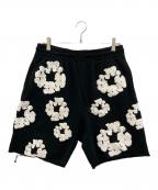 Denim Tears×READYMADEデニムティアーズ×レディメイド）の古着「COTTON WREATH SWEAT SHORTS」｜ブラック