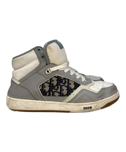 Christian Dior（クリスチャン ディオール）Christian Dior (クリスチャン ディオール) B27 ハイトップオブリークニーカー グレー サイズ:42の古着・服飾アイテム