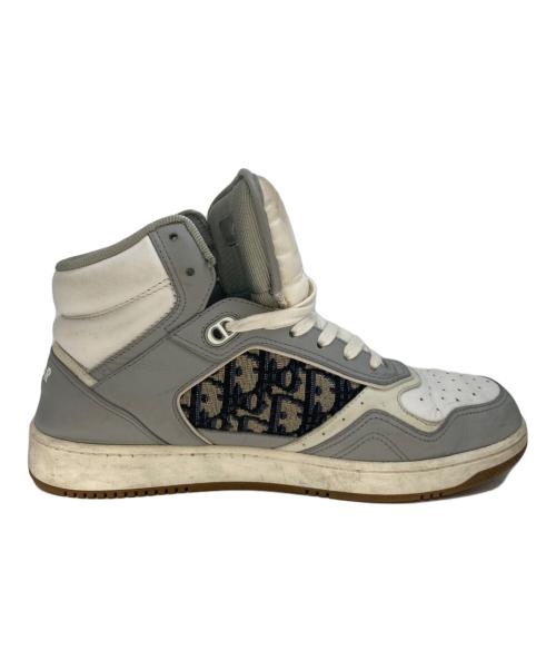 Christian Dior（クリスチャン ディオール）Christian Dior (クリスチャン ディオール) B27 ハイトップオブリークニーカー グレー サイズ:42の古着・服飾アイテム