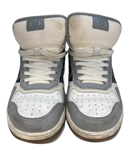 Christian Dior（クリスチャン ディオール）Christian Dior (クリスチャン ディオール) B27 ハイトップオブリークニーカー グレー サイズ:42の古着・服飾アイテム
