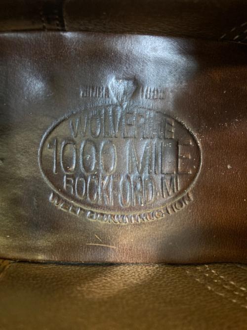 WOLVERINE（ウルヴァリン）WOLVERINE (ウルヴァリン) プレーントゥシューズ ブラウン サイズ:実寸参照の古着・服飾アイテム