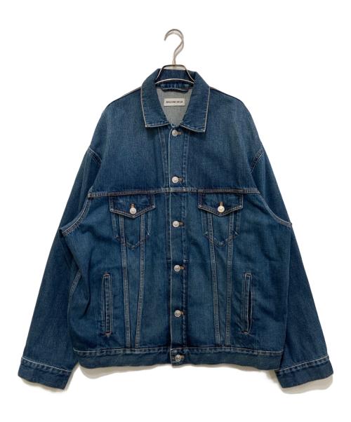 BALENCIAGA（バレンシアガ）BALENCIAGA (バレンシアガ) オーバーサイズデニムジャケット インディゴ サイズ:36の古着・服飾アイテム