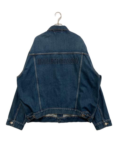 BALENCIAGA（バレンシアガ）BALENCIAGA (バレンシアガ) オーバーサイズデニムジャケット インディゴ サイズ:36の古着・服飾アイテム