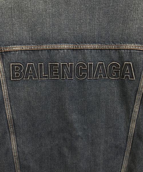 BALENCIAGA（バレンシアガ）BALENCIAGA (バレンシアガ) オーバーサイズデニムジャケット インディゴ サイズ:36の古着・服飾アイテム